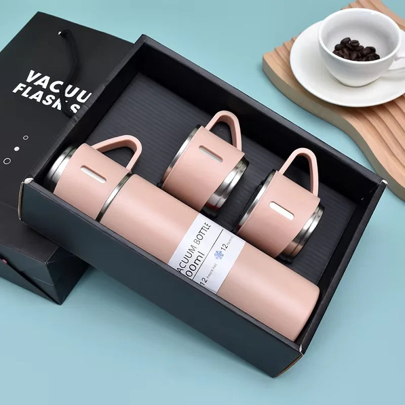 500ml Stainless Steel Vacuum Insulated Thermos Gift Set
