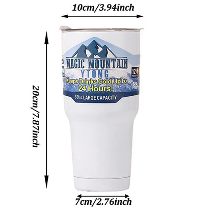 Stainless Steel Vacuum Insulated Tumbler with Straw