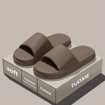 Unisex Soft EVA Summer Slippers Odor Resistant Non Slip Home & Bathroom Shoes