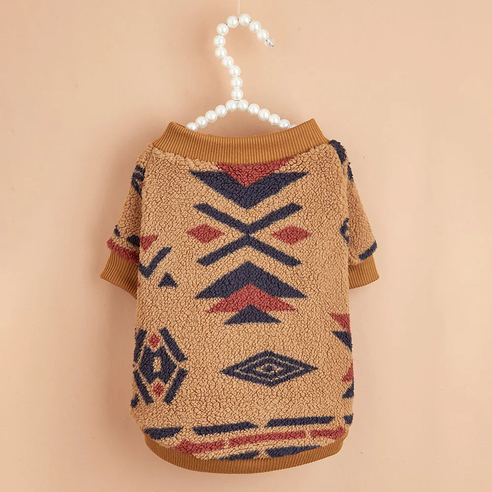 Warm Woolen Sweater for Small Dogs Spring Autumn Pet Clothing
