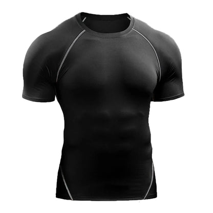 Men's Quick Dry Compression Running T Shirt