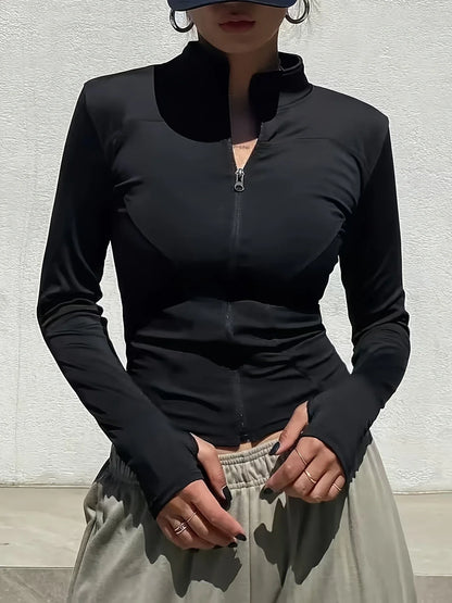 Women’s Quick Dry Athletic Jacket for Pilates & Running