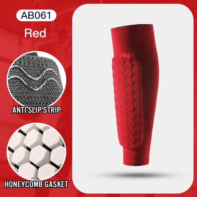 Foam Padded Compression Shin Guard Sleeve