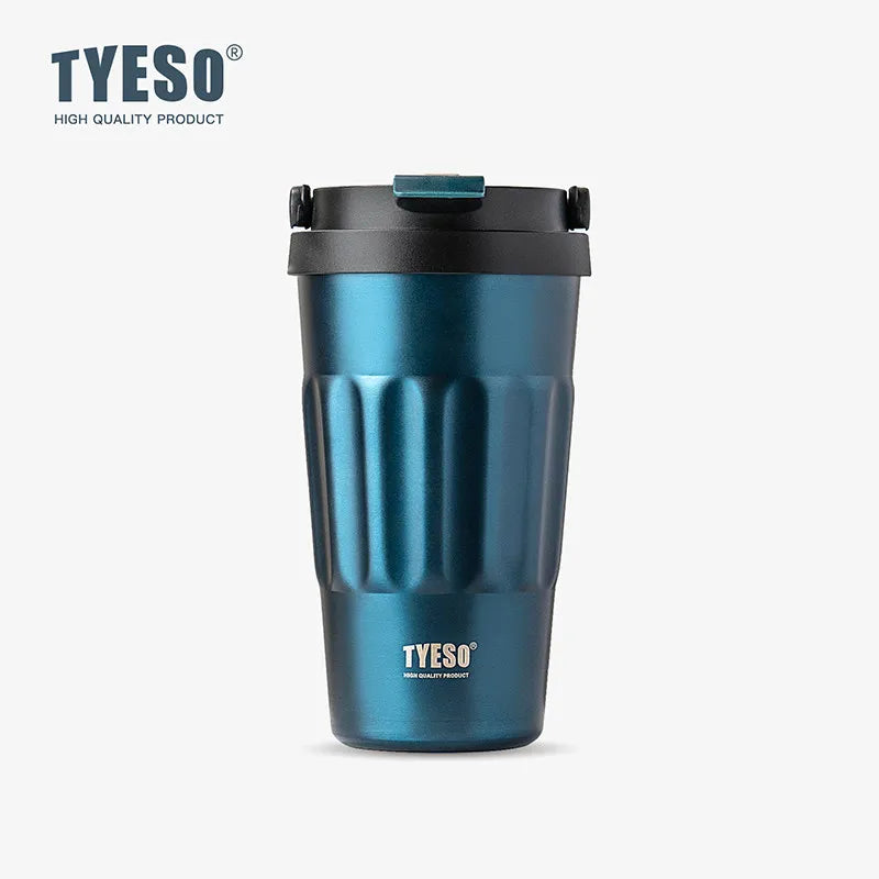 Tyeso 400ml or 500ml Stainless Steel Insulated Travel Mug