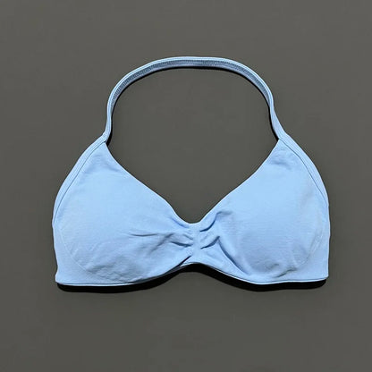 Women's High Support Strappy Halter Sports Bra