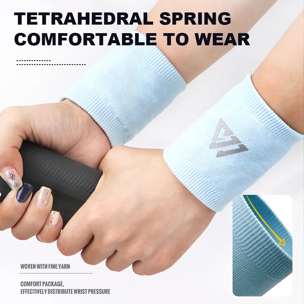 1 or 2 Pack Breathable Sweat Absorbing Sports Wristbands