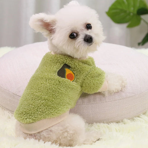 Thick Warm Velvet Dog Coat for Small & Medium Dogs Winter Pet Clothing