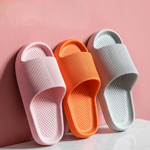 Women’s Thick Platform EVA Bathroom Slippers Non Slip Indoor Slides