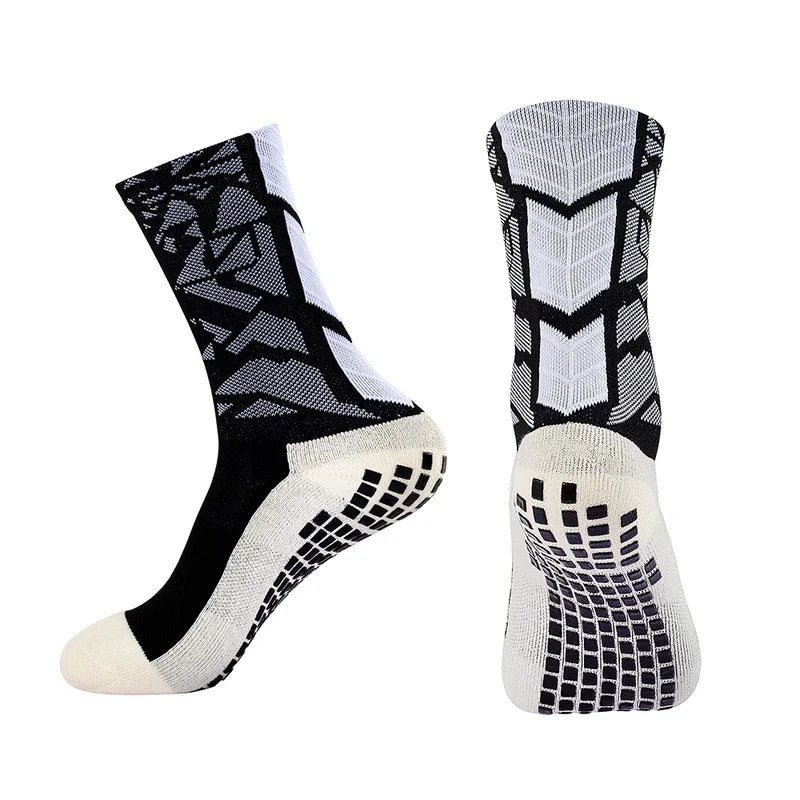 MagiMobo Men's Non Slip Grip Football Socks