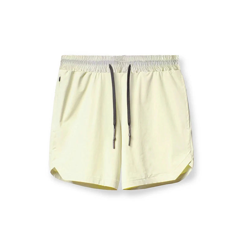 Men's Quick Dry Woven Running Fitness Shorts