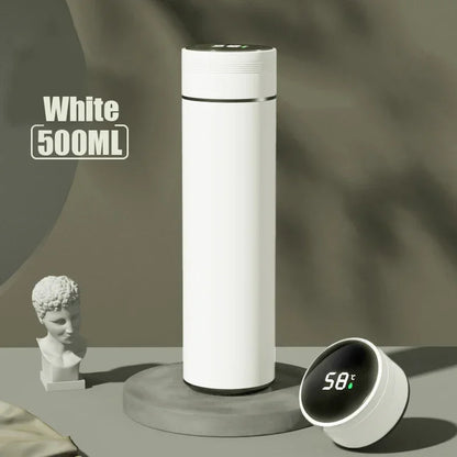 500ml Stainless Steel Temperature Display Thermos Bottle