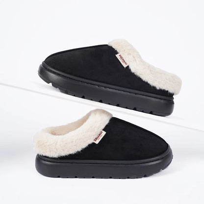 Unisex Warm Plush Indoor Outdoor Slippers