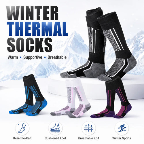 Thermal Compression Over the Calf Ski Socks