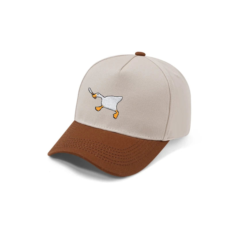 Unisex Embroidered Goose Baseball Cap