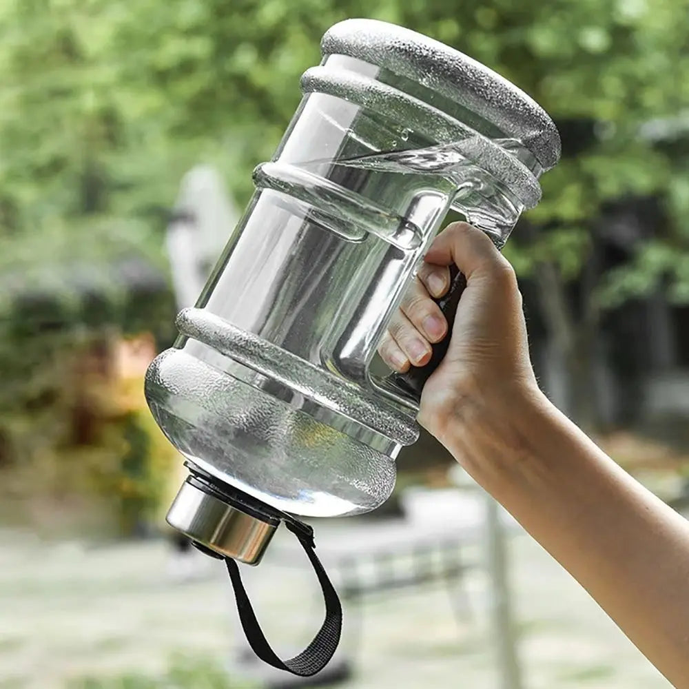 2L Large Capacity PETG Sports Water Bottle with Handle