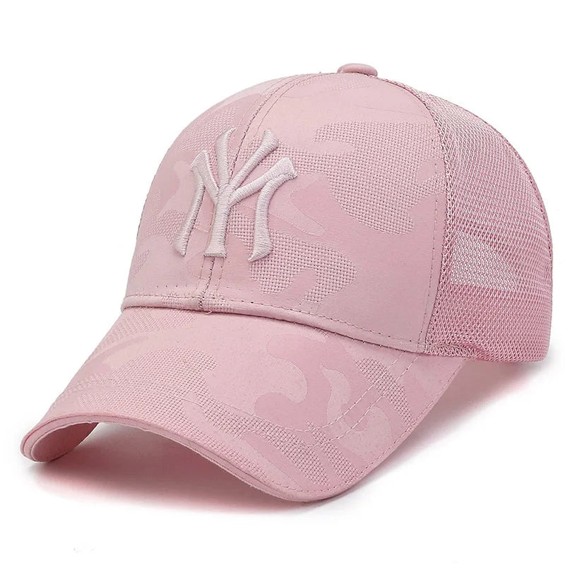 Adjustable Camouflage Letter Embroidered Baseball Cap