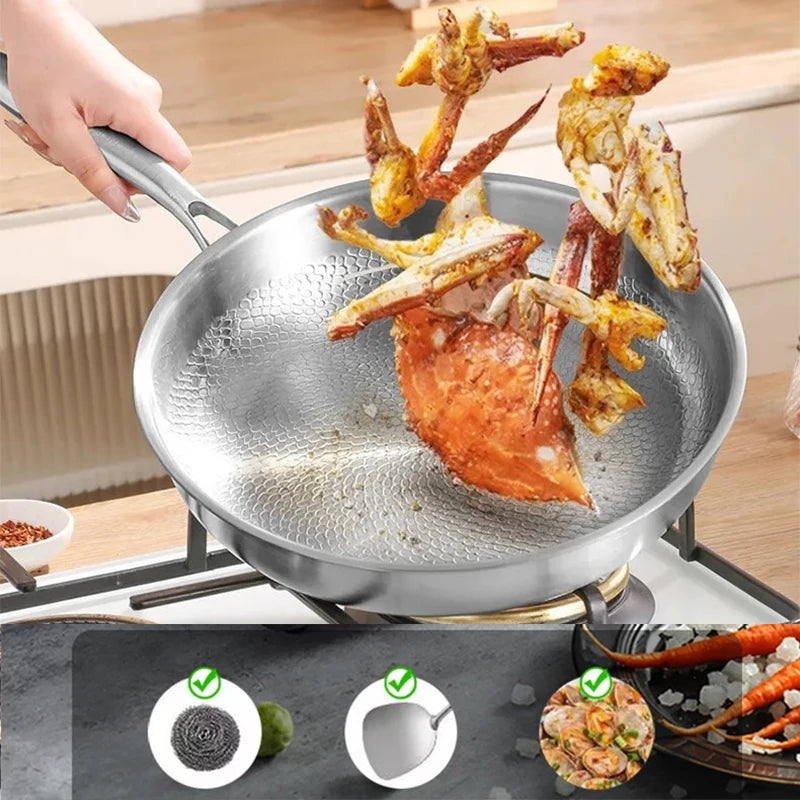 26 to 30cm Titanium Alloy Nonstick Frying Pan