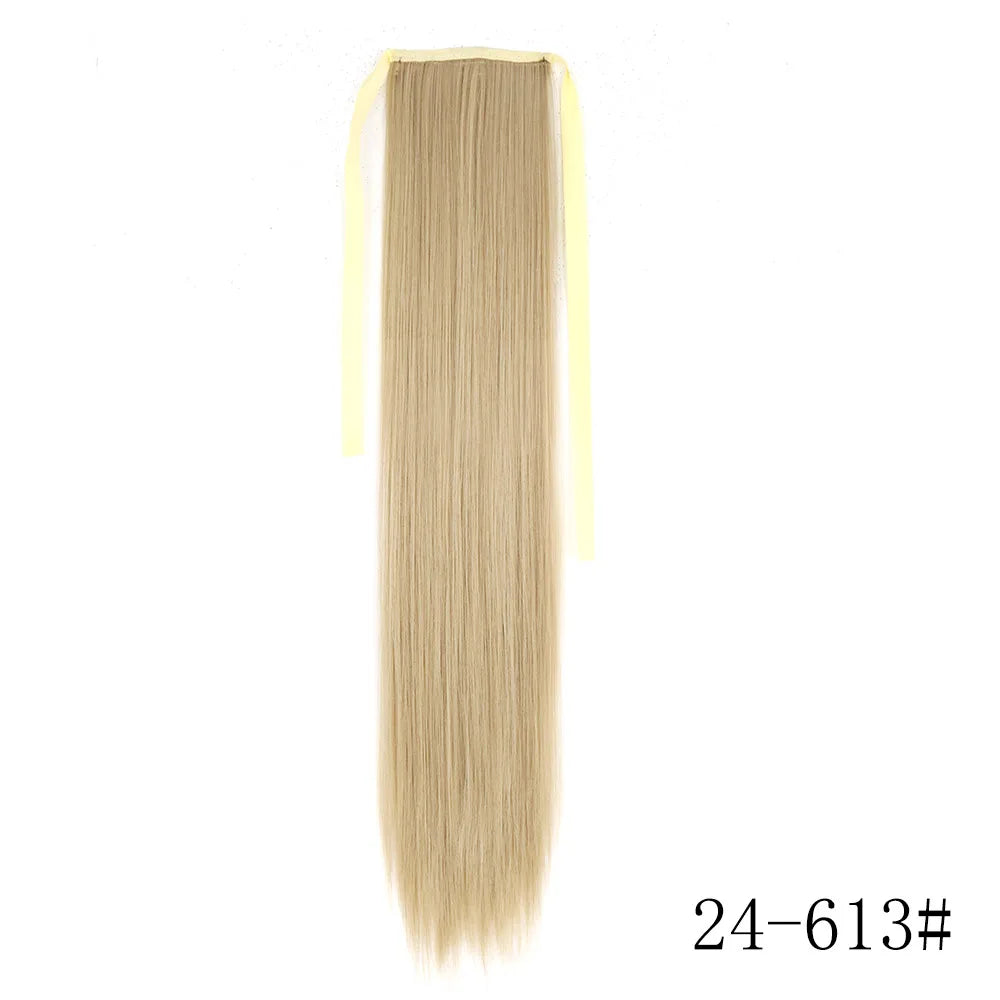 Long Straight Wrap Around Ponytail Hair Extension