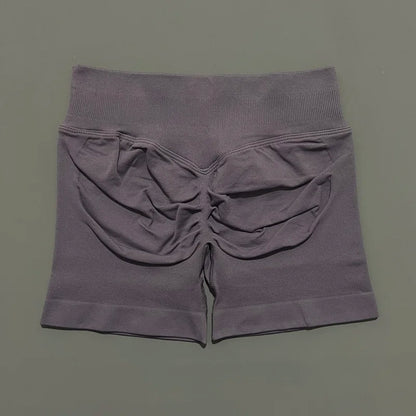 Women's Seamless Scrunch Butt Gym Biker Shorts