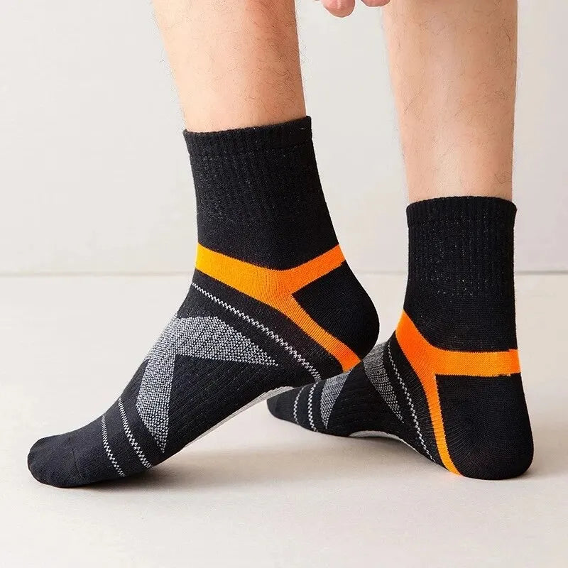 3 Pairs Men's Breathable Sports Running Socks