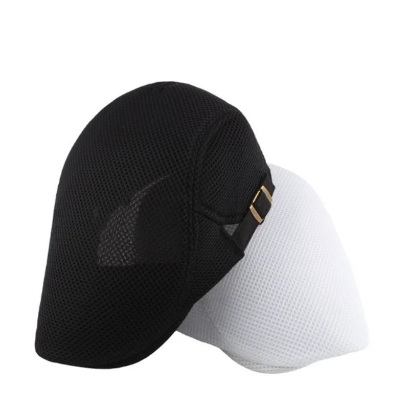 Men's Breathable Mesh Newsboy Flat Cap