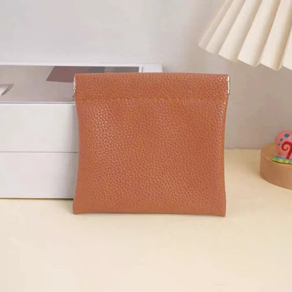 Self Closing PU Leather Long Wallet and Passport Holder