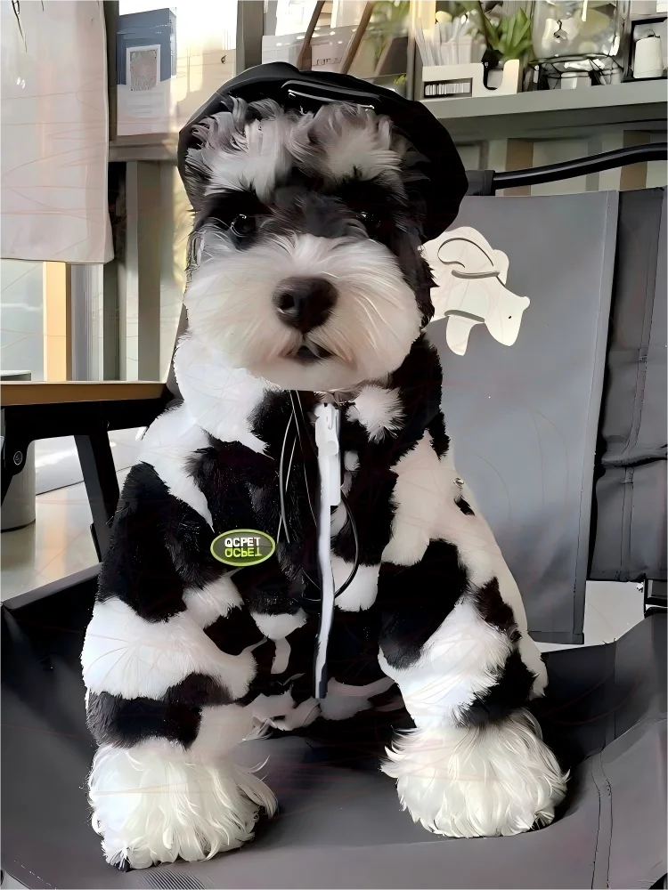 Warm Thick Fur Coat for Small & Medium Dogs & Cats Winter Pet Clothing