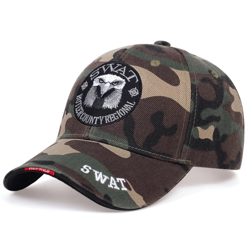 Unisex American Eagle Embroidered Trucker Baseball Cap