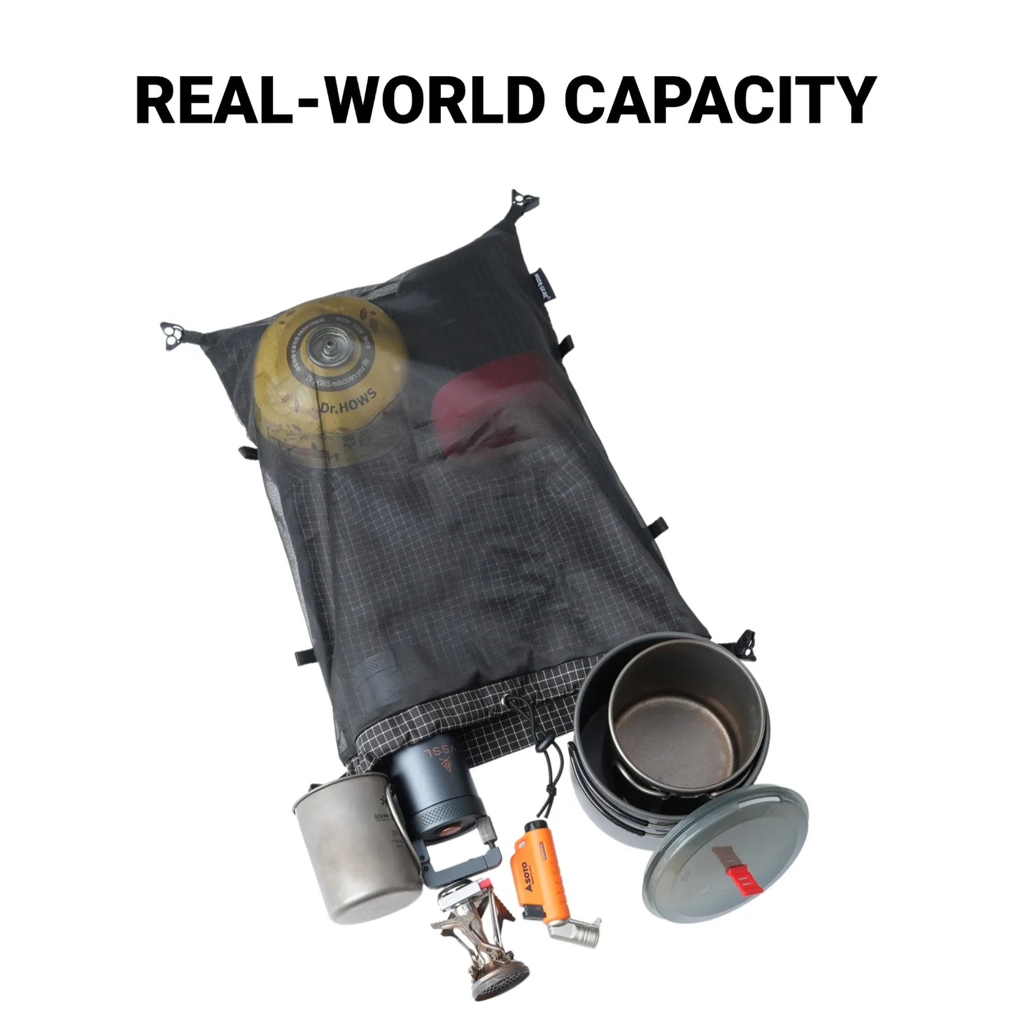 6L Ultralight Modular Backpack Expansion Pouch