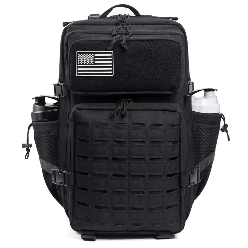 45L MOLLE Tactical Hiking Backpack with Bottle Holder