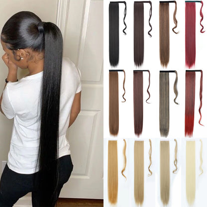 Long Straight Wrap Around Ponytail Hair Extension