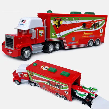 Pixar Cars Character Container Truck Toy Set