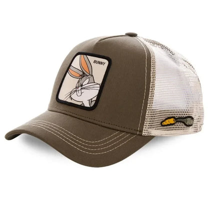 Unisex Anime Cartoon Snapback Trucker Baseball Cap