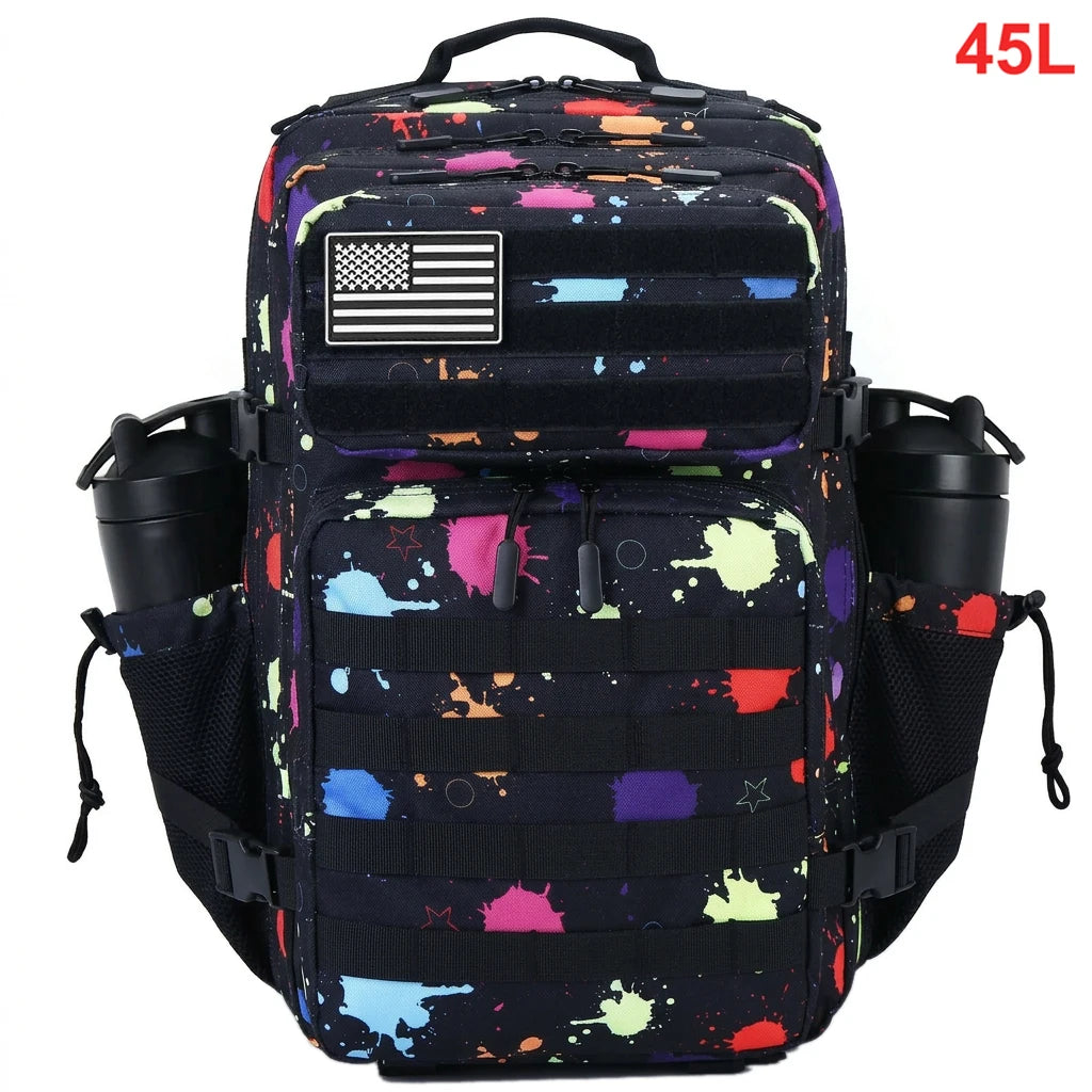 45L Waterproof Tactical Hiking and Travel Backpack