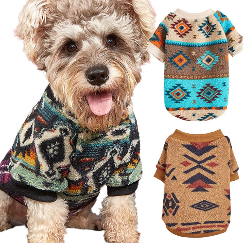 Warm Woolen Sweater for Small Dogs Spring Autumn Pet Clothing