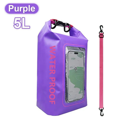 2L or 5L Waterproof Touch Screen Dry Bag