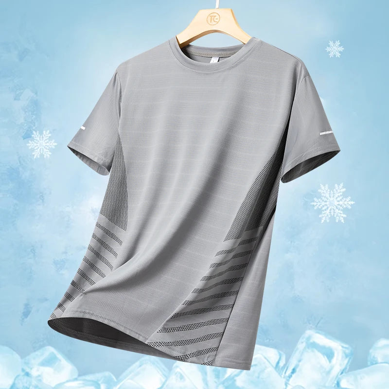 Men's Quick Dry Reflective Running T Shirt