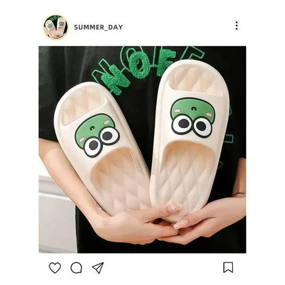 Women's Frog EVA Anti Slip Indoor Outdoor Slippers