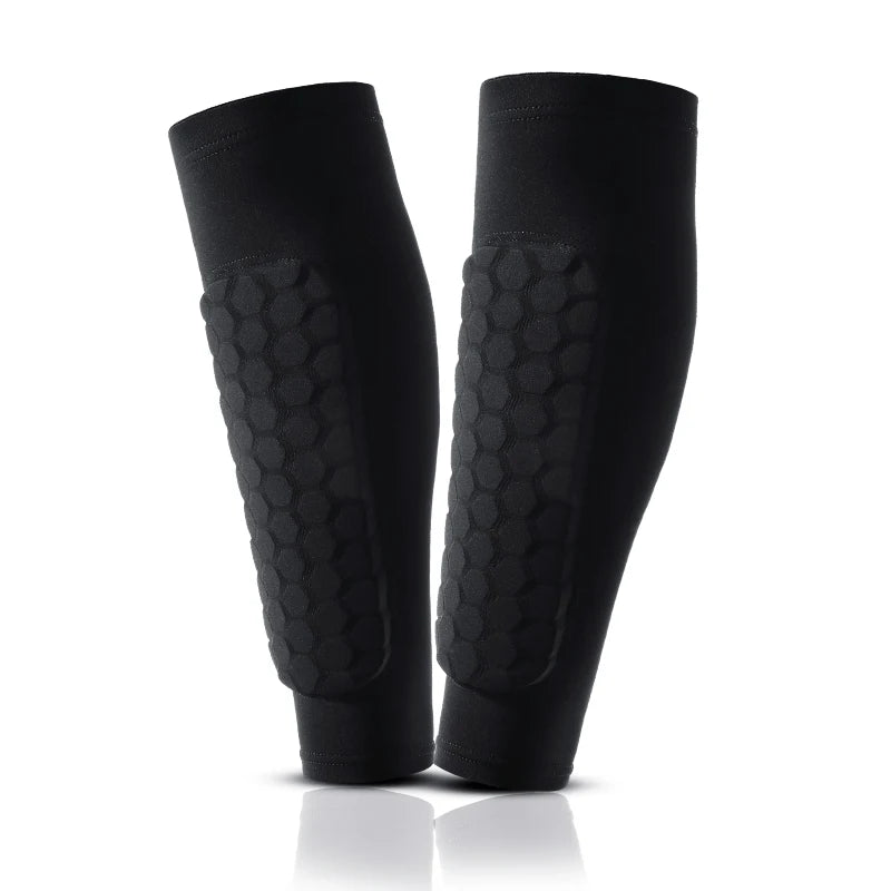 Foam Padded Compression Shin Guard Sleeve