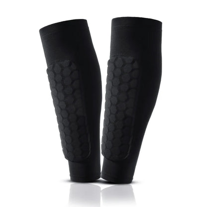 Foam Padded Compression Shin Guard Sleeve
