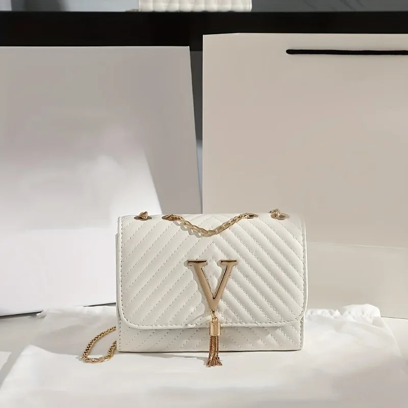 Embroidered Sequin Tassel Crossbody Clutch Bag for Women