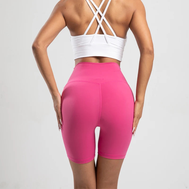 Women's High Waist Tummy Control Biker Shorts