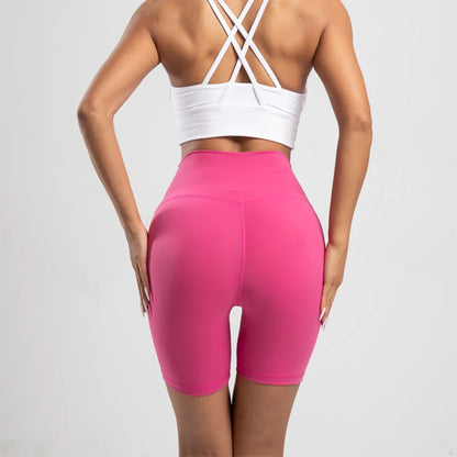 Women's High Waist Tummy Control Biker Shorts