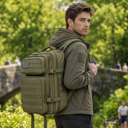 45L MOLLE Tactical Travel and Hiking Backpack