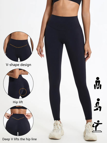 Hearuisavy Women's High Waist Soft Butt Lift Yoga Leggings