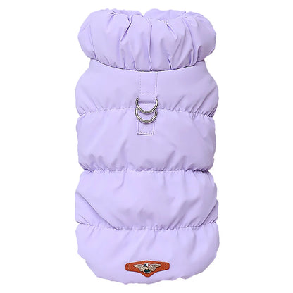 Warm Padded Winter Coat for Small & Medium Dogs & Cats