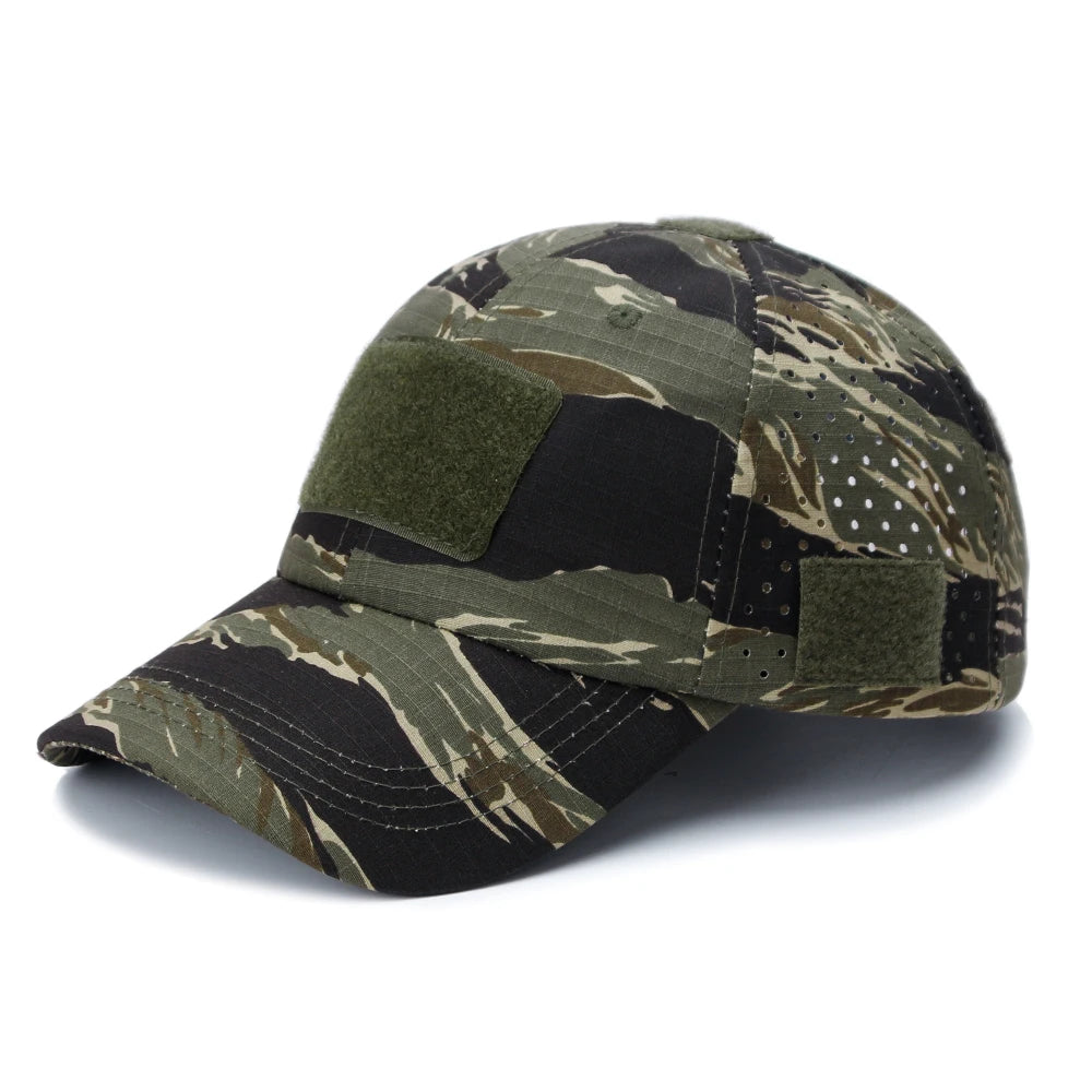 1 or 2 Pack Men's Camouflage Outdoor Baseball Caps