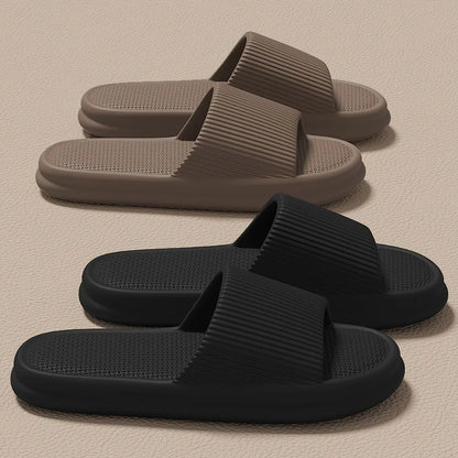 Unisex Soft EVA Summer Slippers Odor Resistant Non Slip Home & Bathroom Shoes