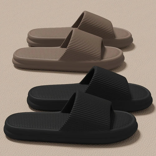 Unisex Soft EVA Summer Slippers Odor Resistant Non Slip Home & Bathroom Shoes