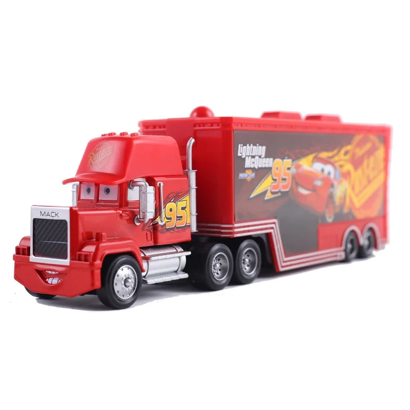 Pixar Cars Character Container Truck Toy Set